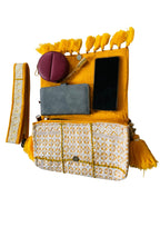 Ruhi - Luxury Handheld in Sunflower Yellow - Banjara Bags