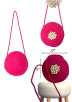Amaira - Circle Sling in Hot Pink - Banjara Bags