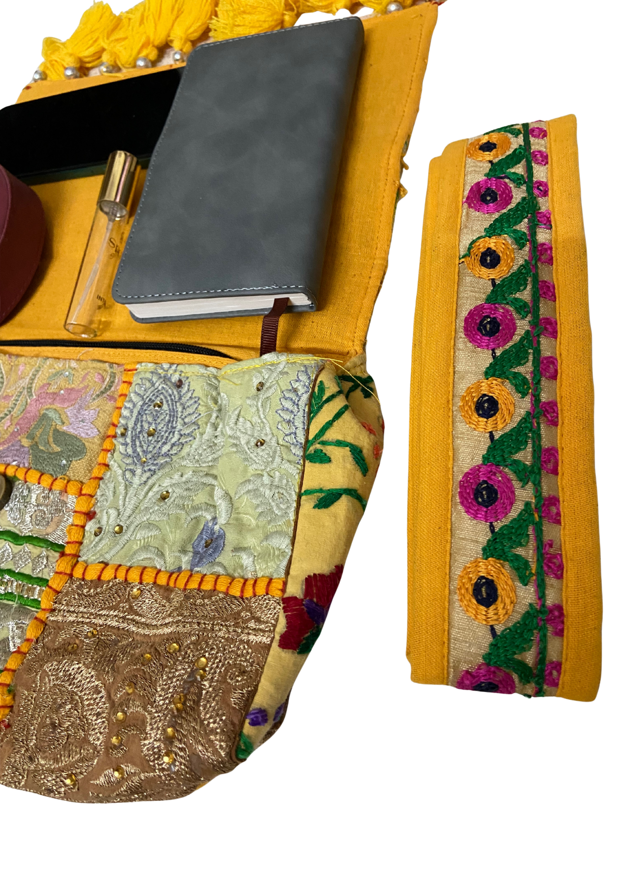 Ruhi R - Turmeric Yellow Tassels