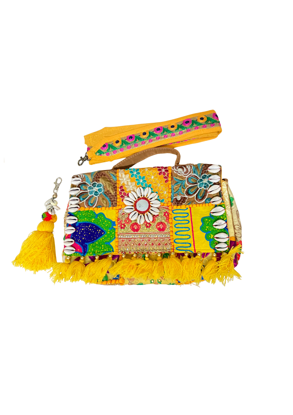 Ruhi R - Turmeric Yellow Tassels