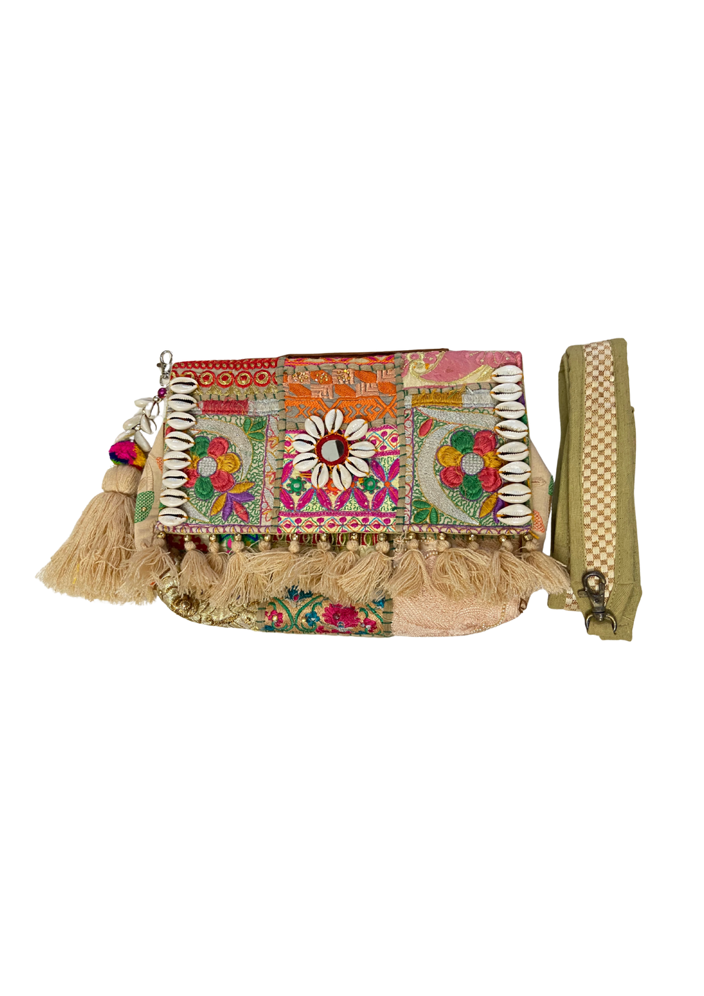 Ruhi D - Beige Tassels