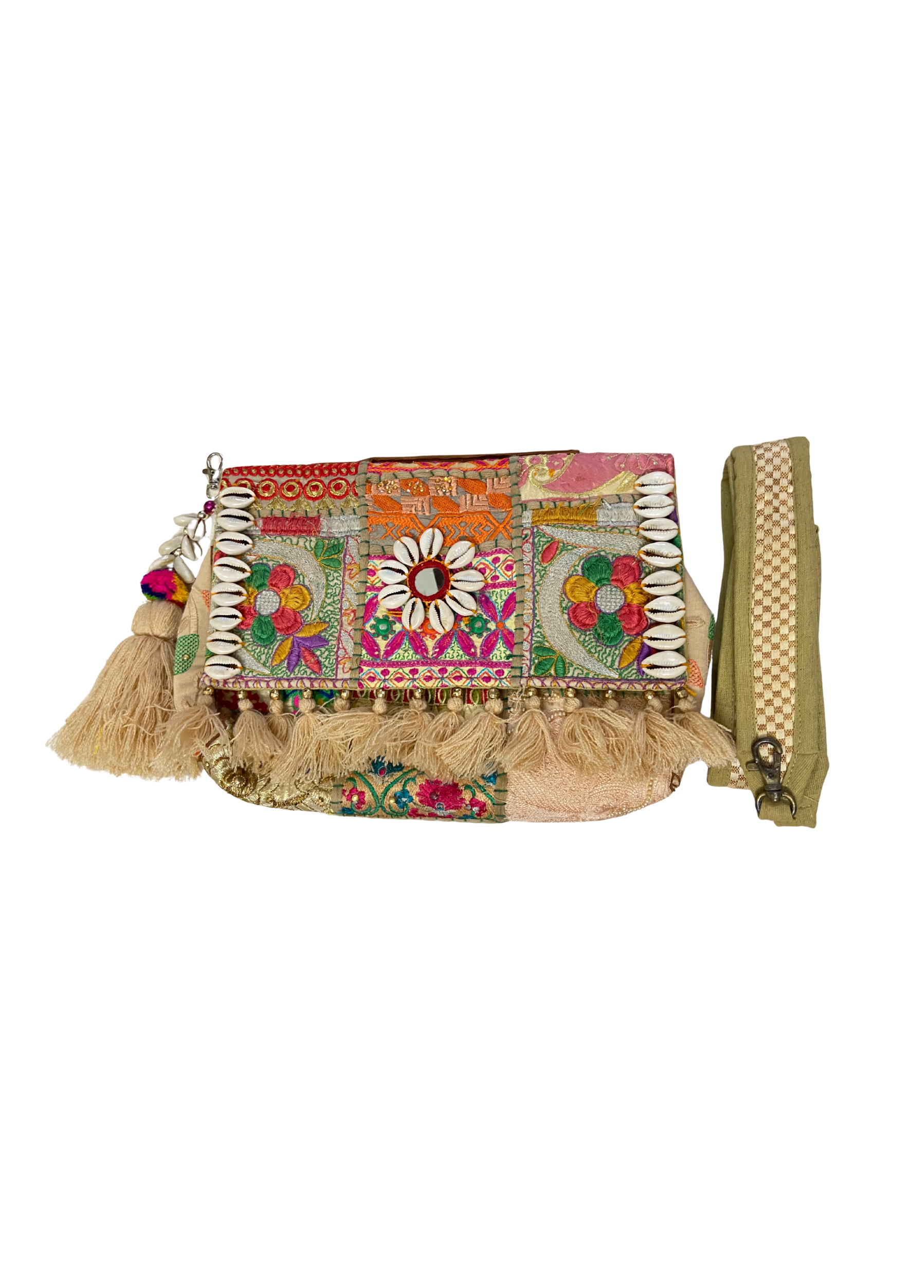 Ruhi D - Beige Tassels