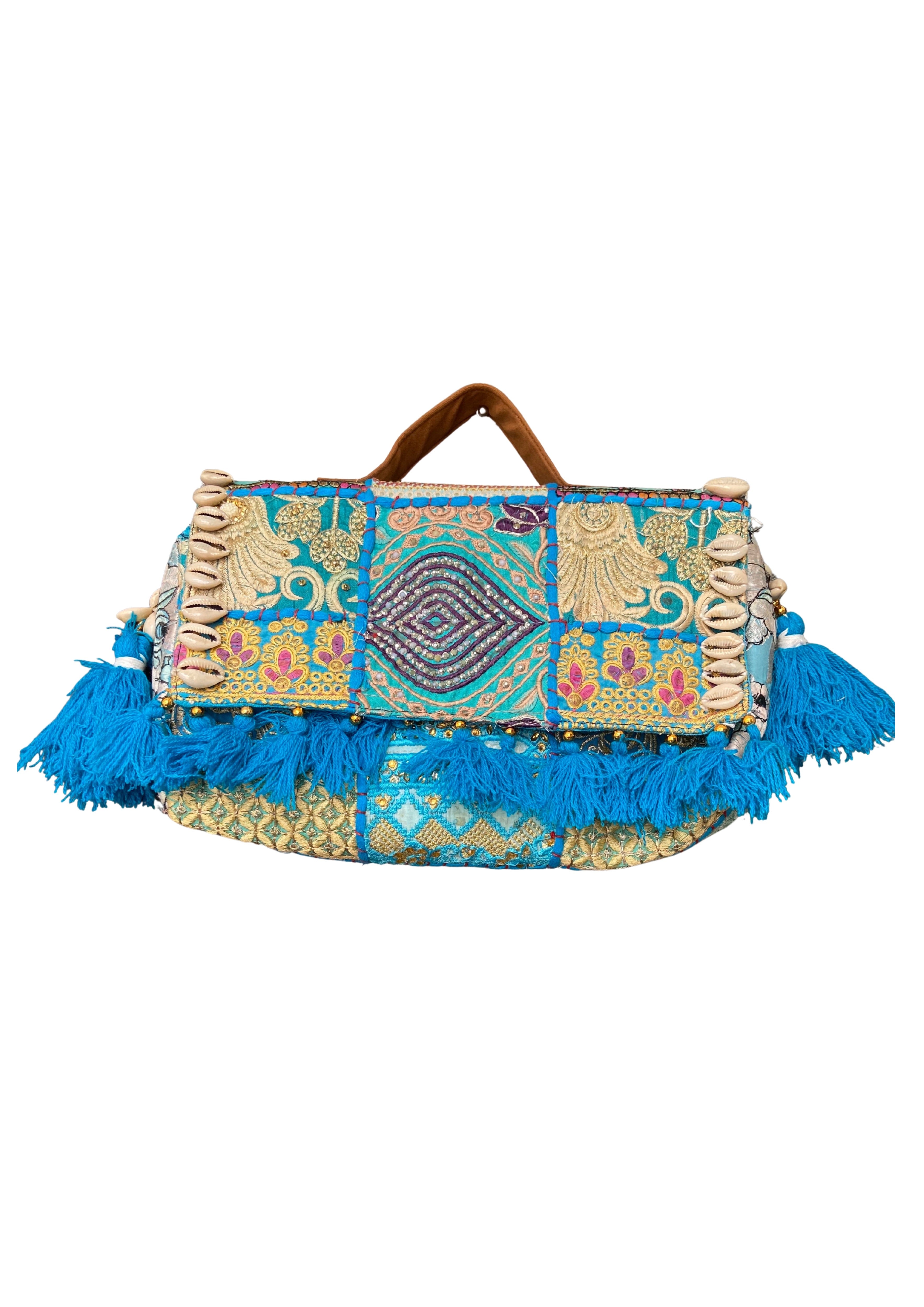 Ruhi - Soulful Elegance in Denim Blue - Banjara Bags
