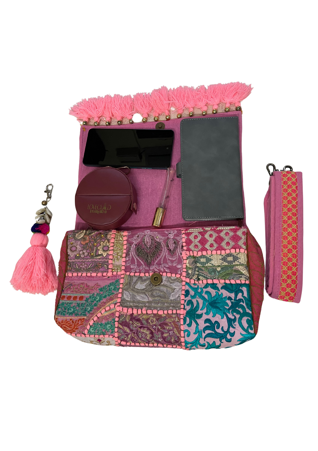 Ruhi D - Bubblegum Pink Tassels