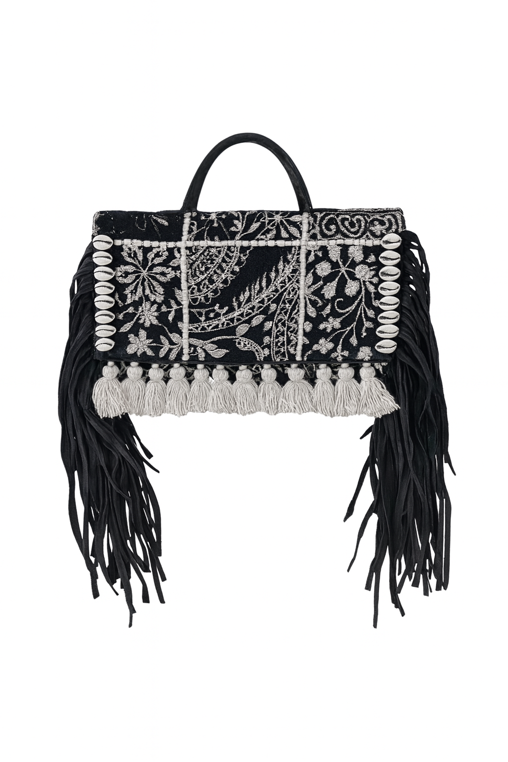 Ruhi - Soulful Elegance in Monochrome - Banjara Bags