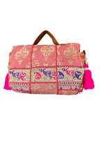 Ruhi - Luxury Handheld in Rani Pink - Banjara Bags