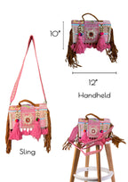 Ruhi - Soulful Elegance in Rose Pink - Banjara Bags