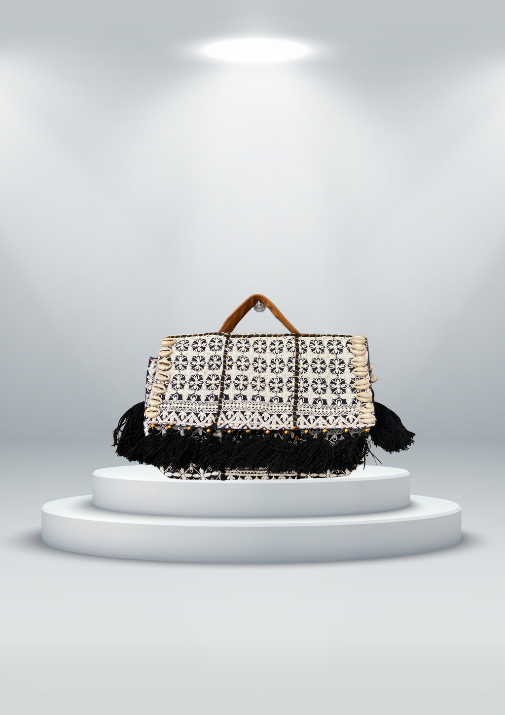 Ruhi - Soulful Elegance in Monochrome - Banjara Bags