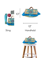 Ruhi - Soulful Elegance in Denim Blue - Banjara Bags