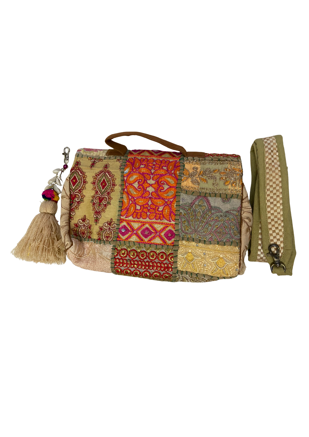 Ruhi D - Beige Tassels