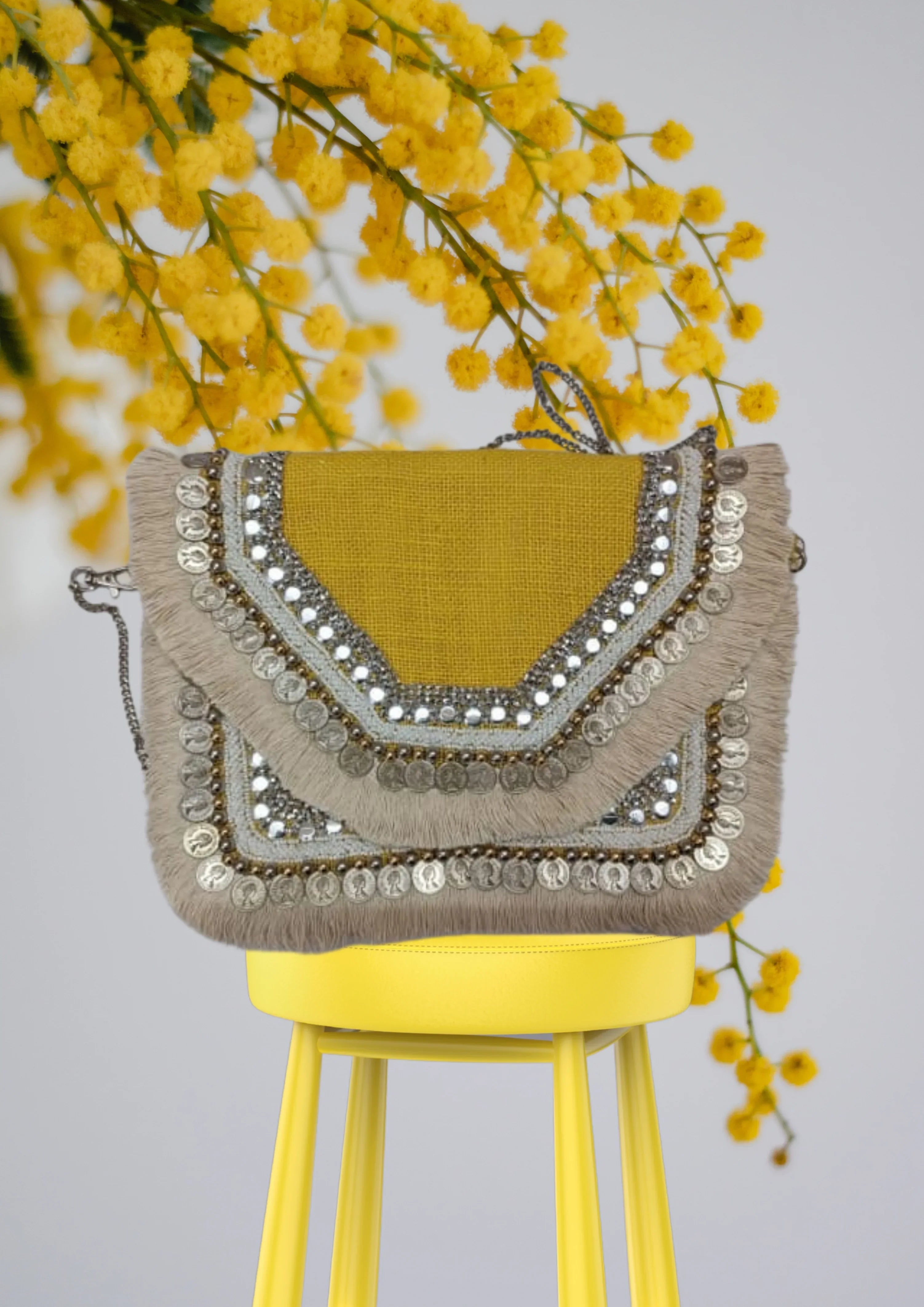 Athira - Yellow Ochre - Banjara Bags