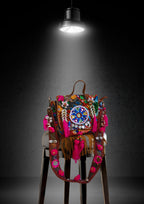 Ruhi Luxe Cowgirl Sling with Micro-bead Medallion - Banjara Bags