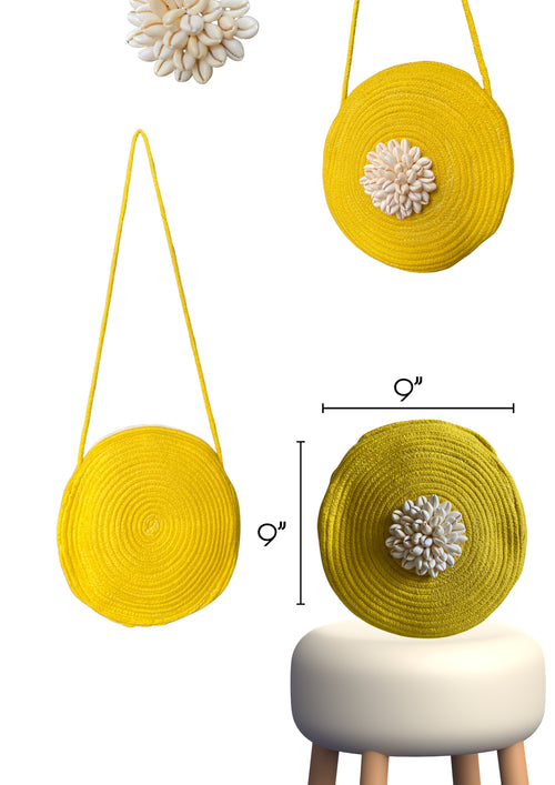 Amaira - Circle Sling in Canary Yellow - Banjara Bags