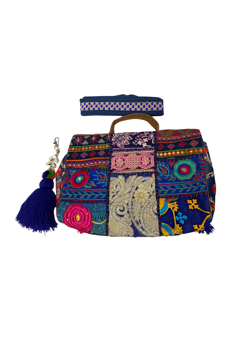 Ruhi R - Prussian Blue Tassels