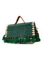 Ruhi - Luxury Handheld in Emerald Green - Banjara Bags