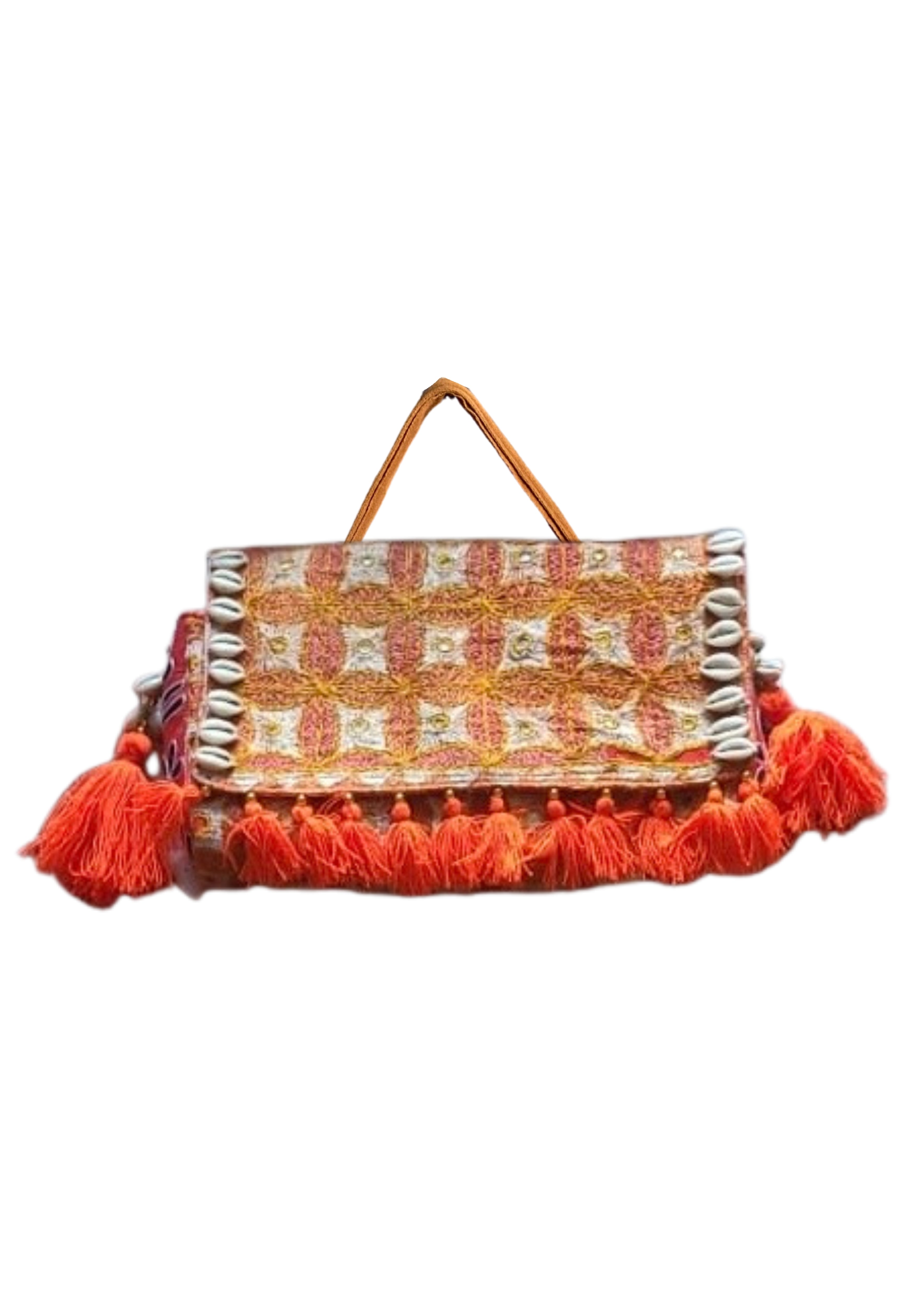 Ruhi - Luxury Handheld in Flame Orange