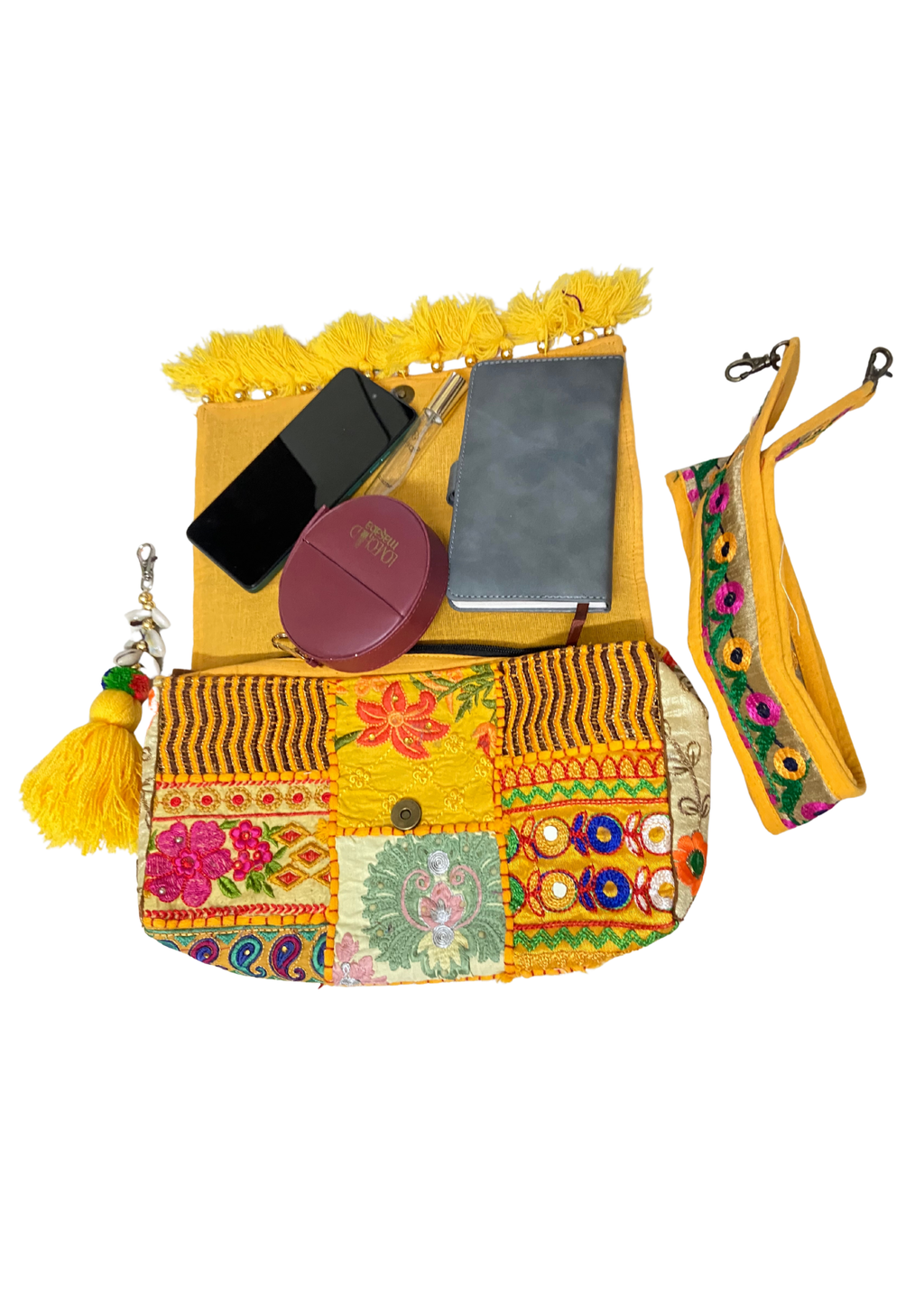 Ruhi R - Turmeric Yellow Tassels