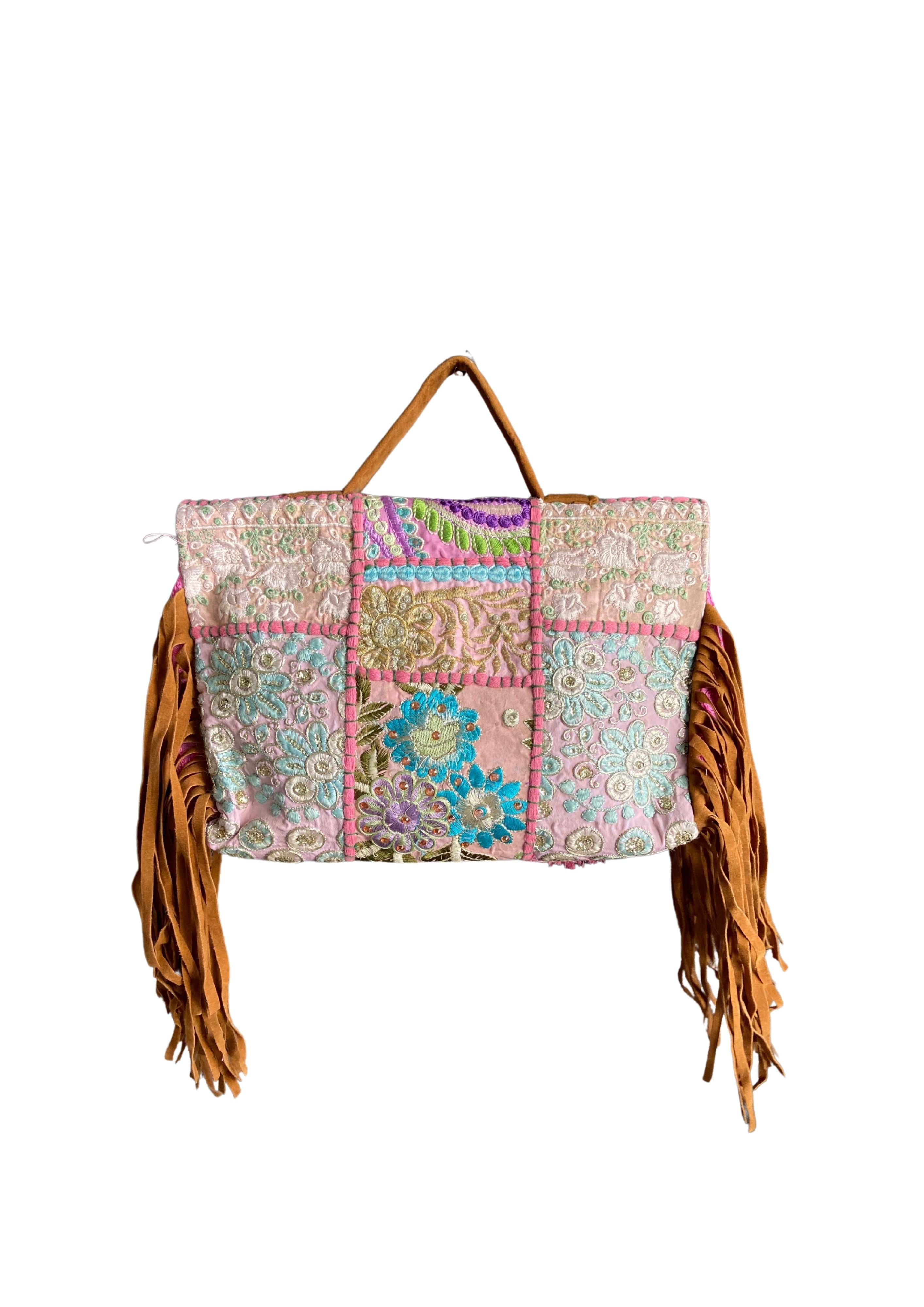 Ruhi - Soulful Elegance in Rose Pink - Banjara Bags