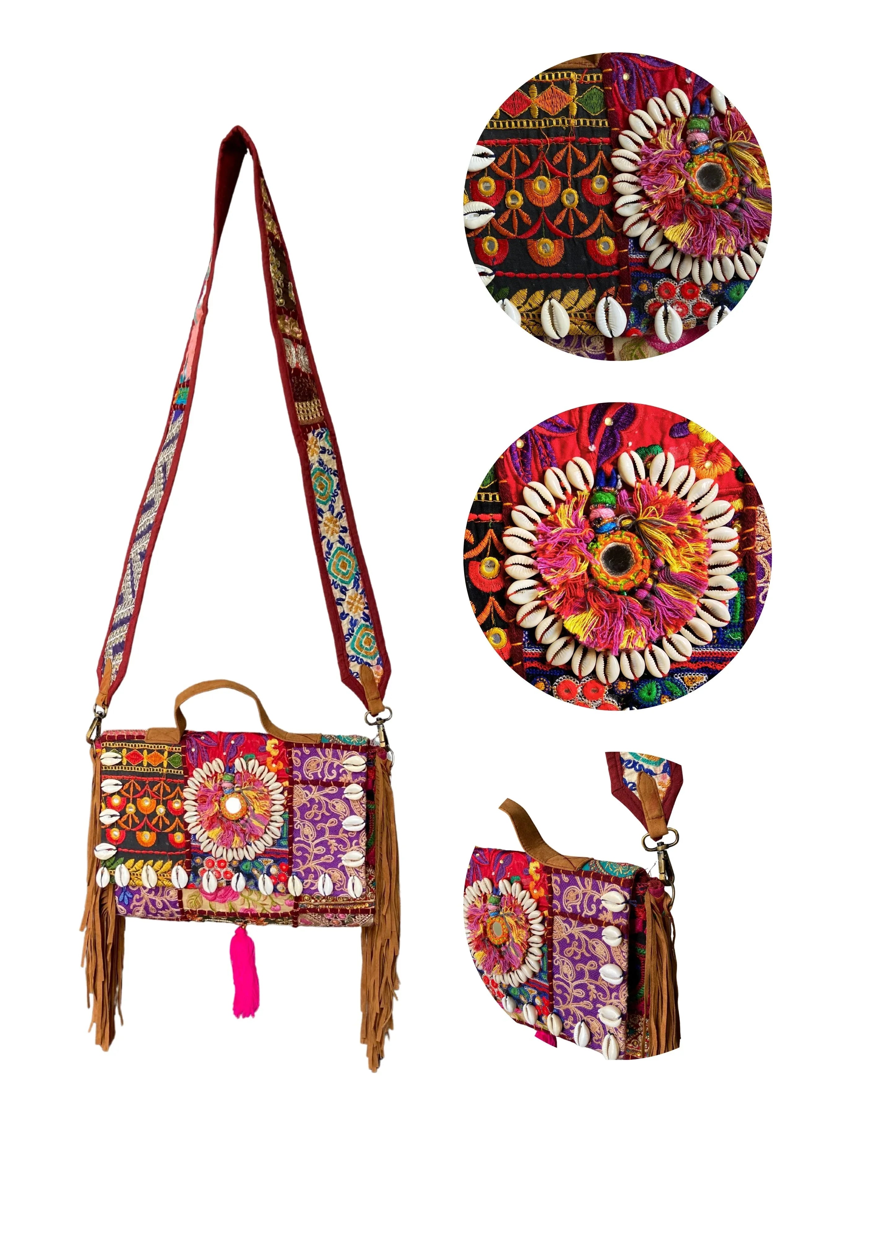 Ruhi Luxe - Soulful Elegance in Earthy Brown - Banjara Bags