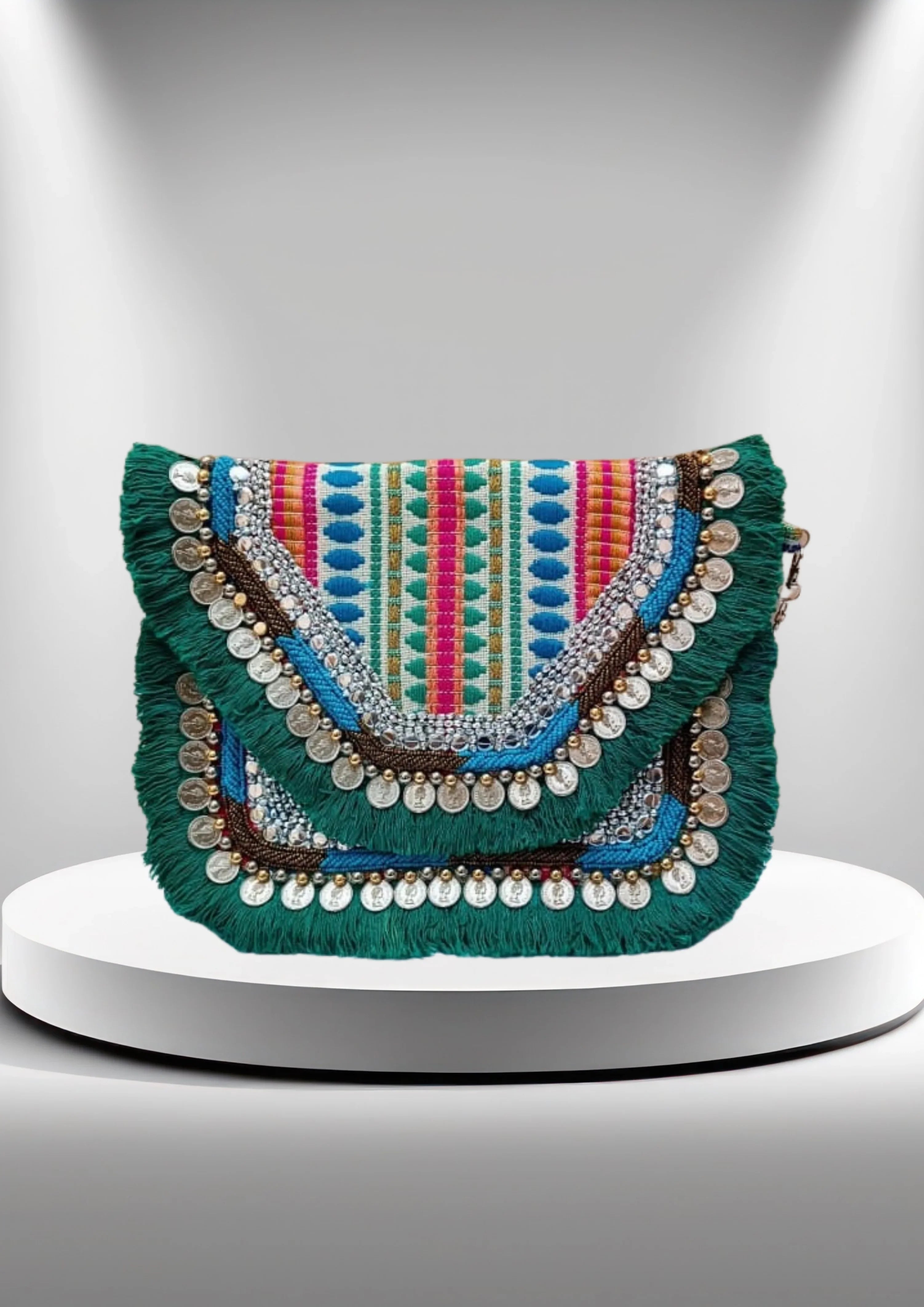 Athira - Emerald Green - Banjara Bags