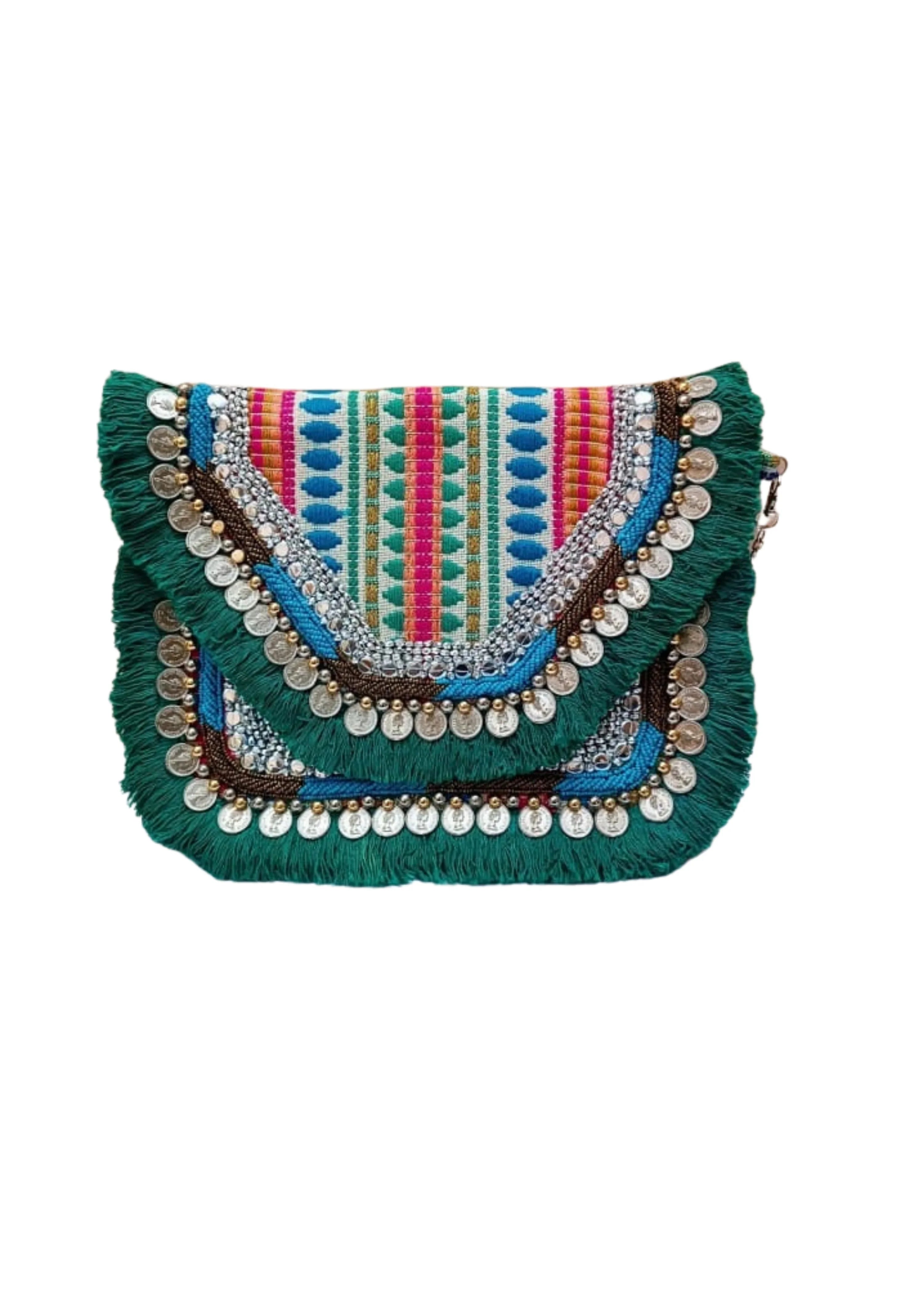 Athira - Emerald Green - Banjara Bags