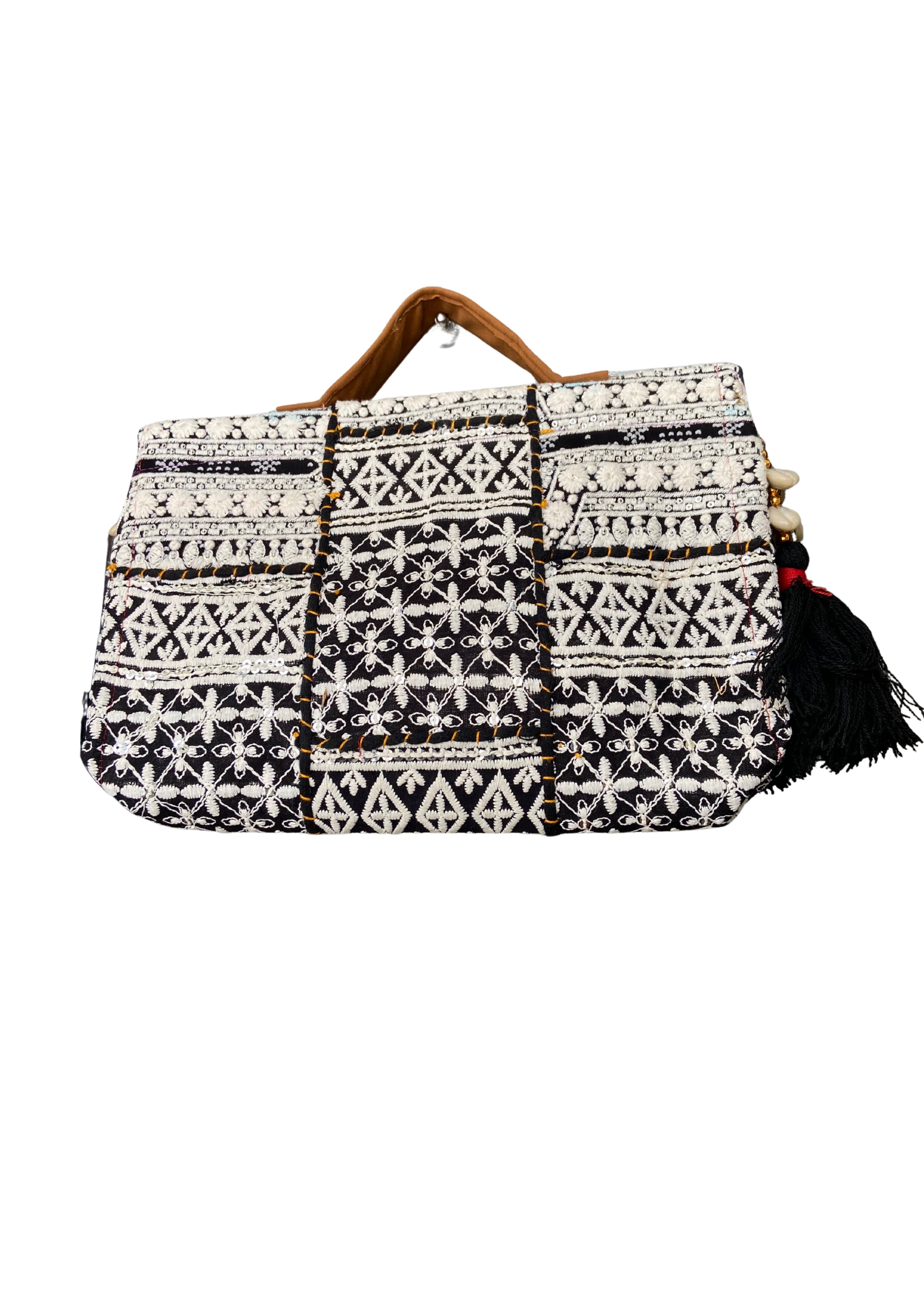 Ruhi - Soulful Elegance in Monochrome - Banjara Bags