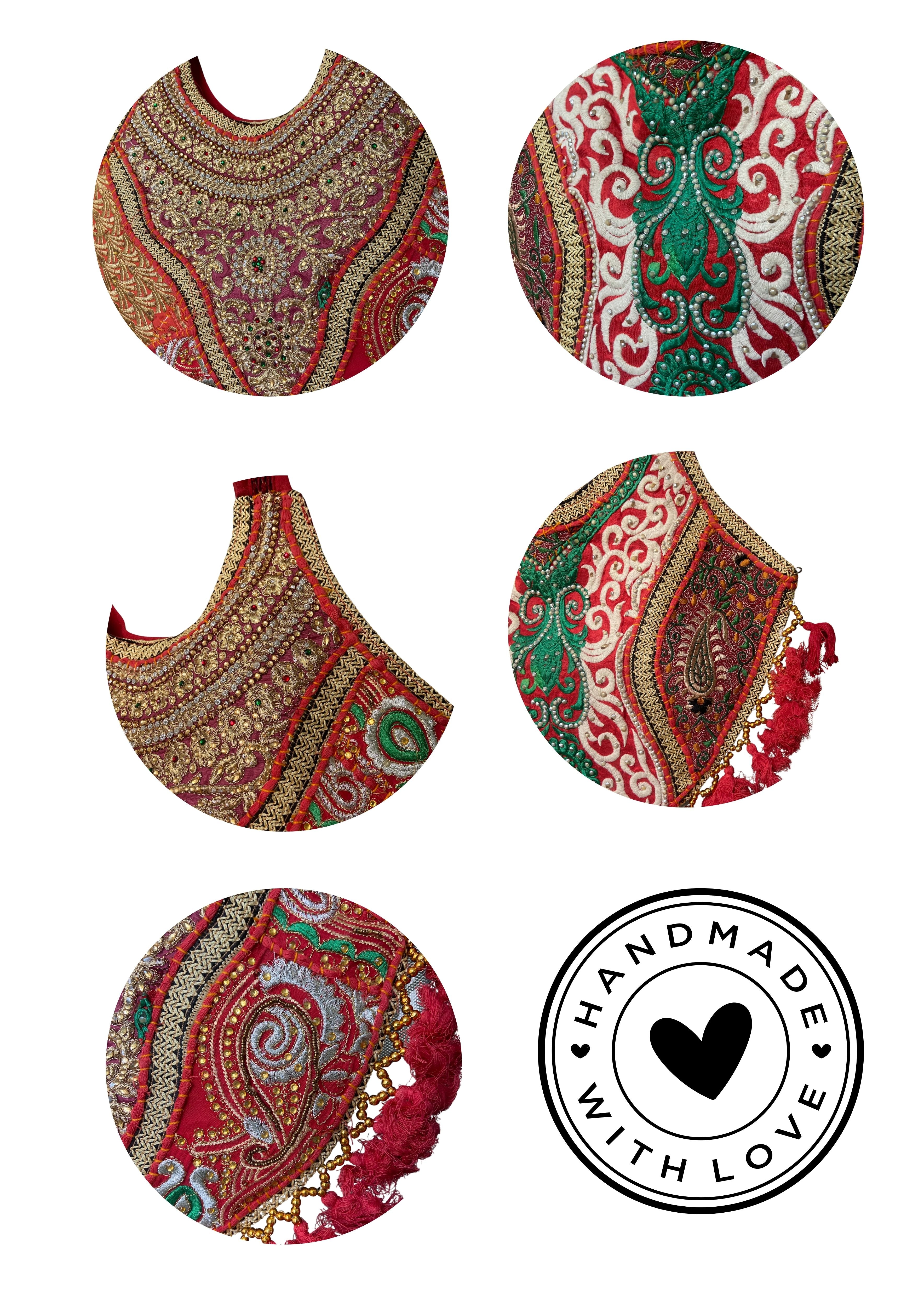 Mithra - Tangerine Tassles - Banjara Bags