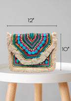 Athira - Turquoise Blue Bead - Banjara Bags