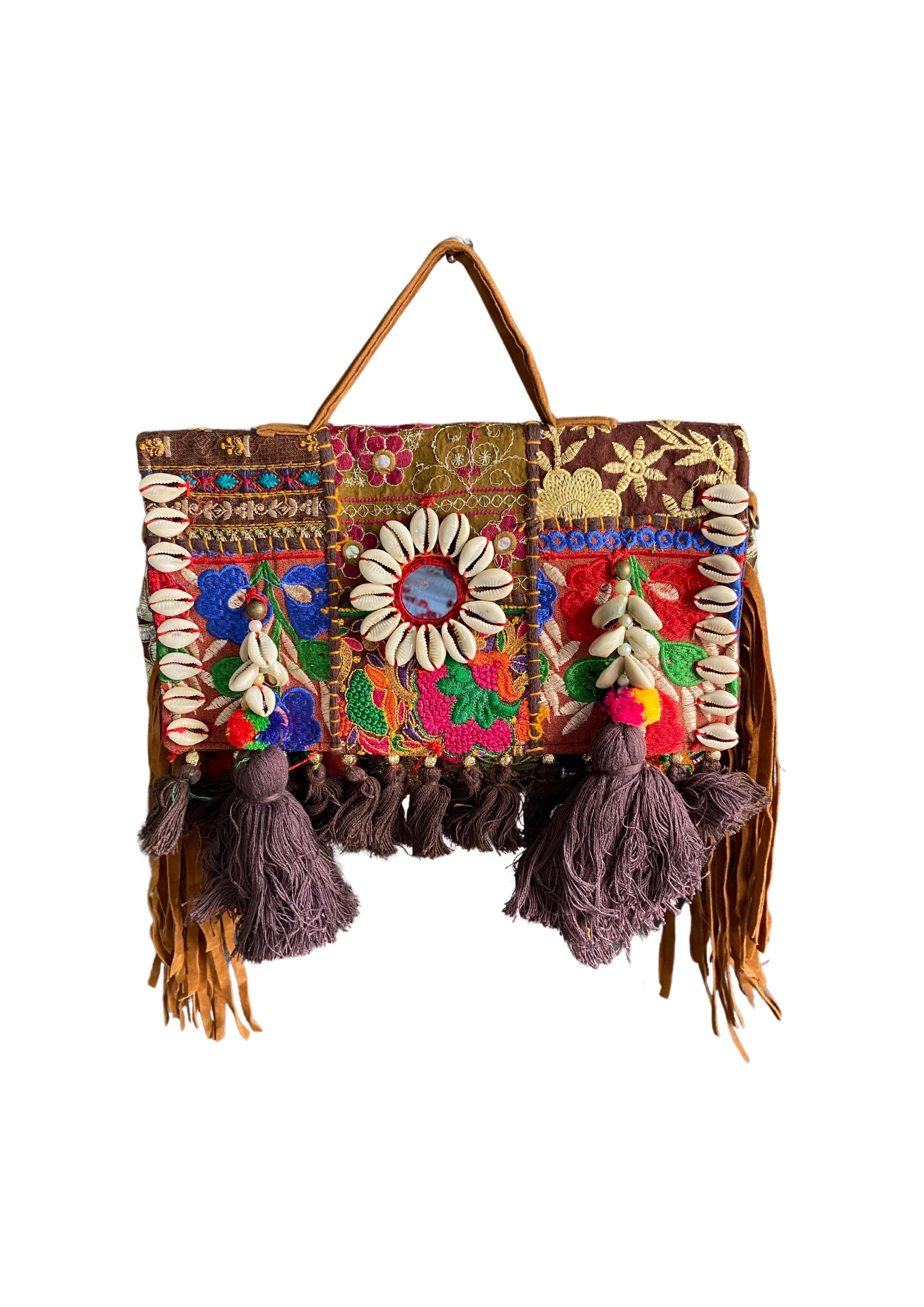 Ruhi - Soulful Elegance In Coffee Brown - Banjara Bags