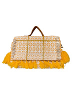 Ruhi - Luxury Handheld in Sunflower Yellow - Banjara Bags