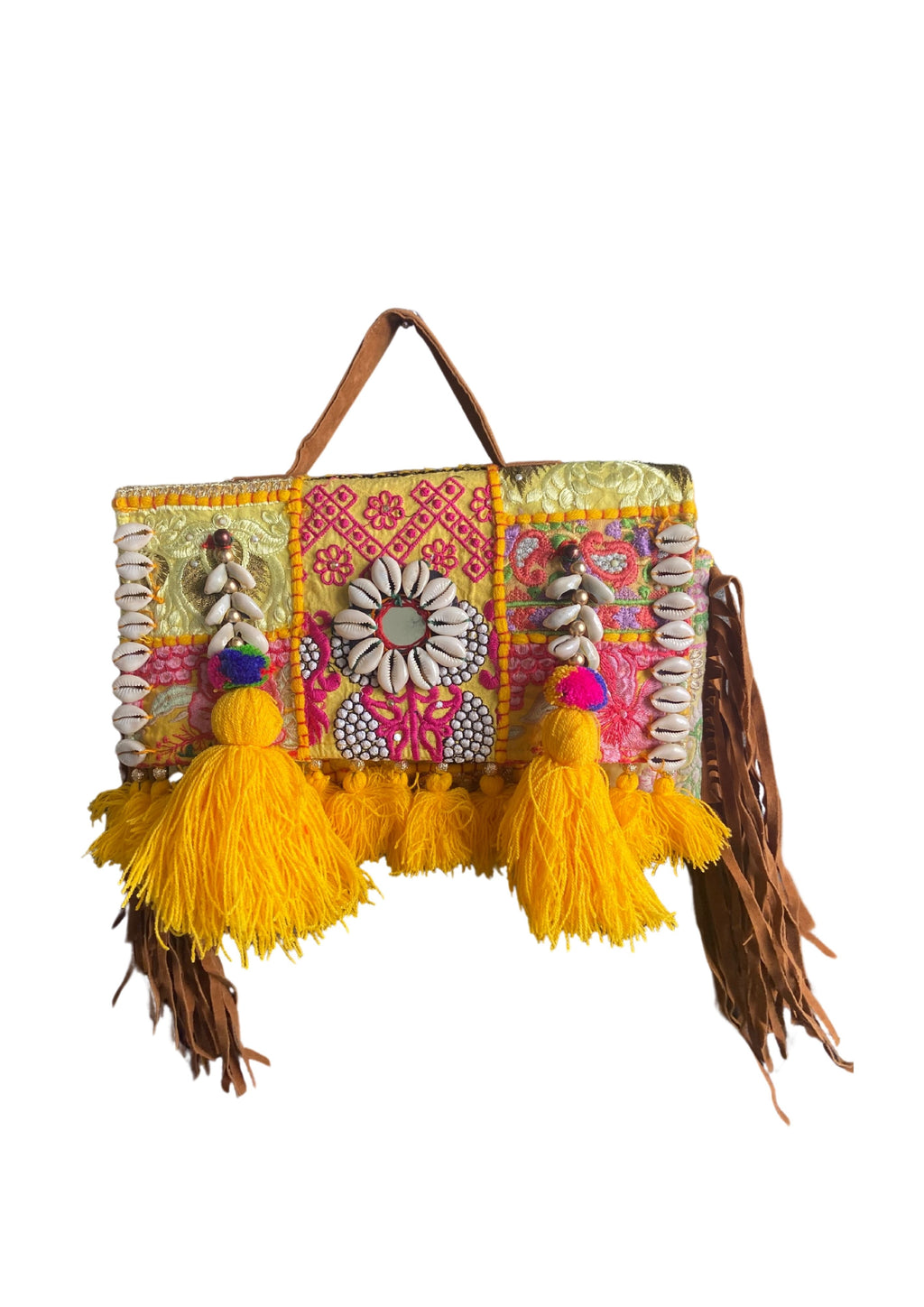 Ruhi - Soulful Elegance in Sunflower Yellow - Banjara Bags