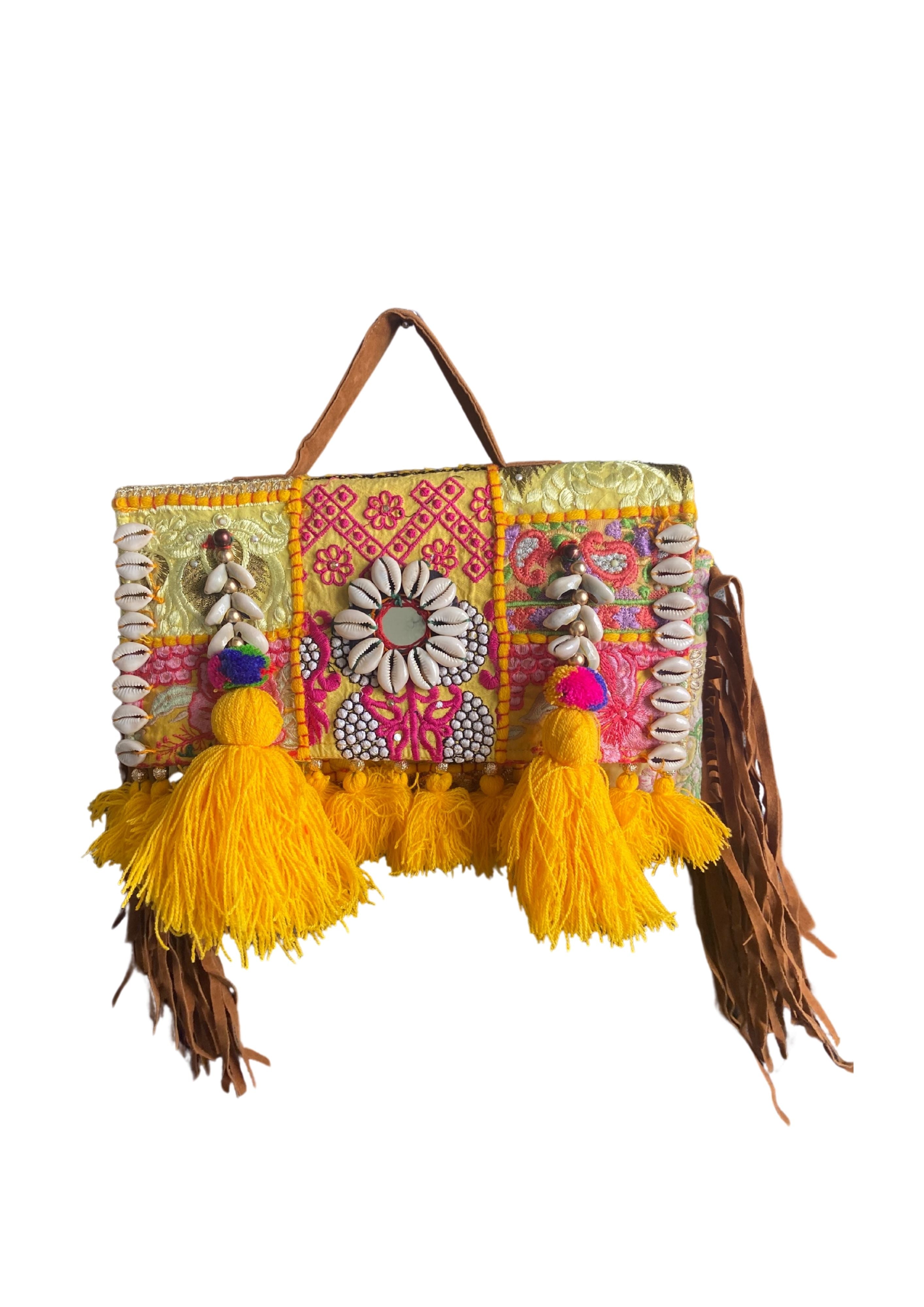 Ruhi - Soulful Elegance in Sunflower Yellow - Banjara Bags