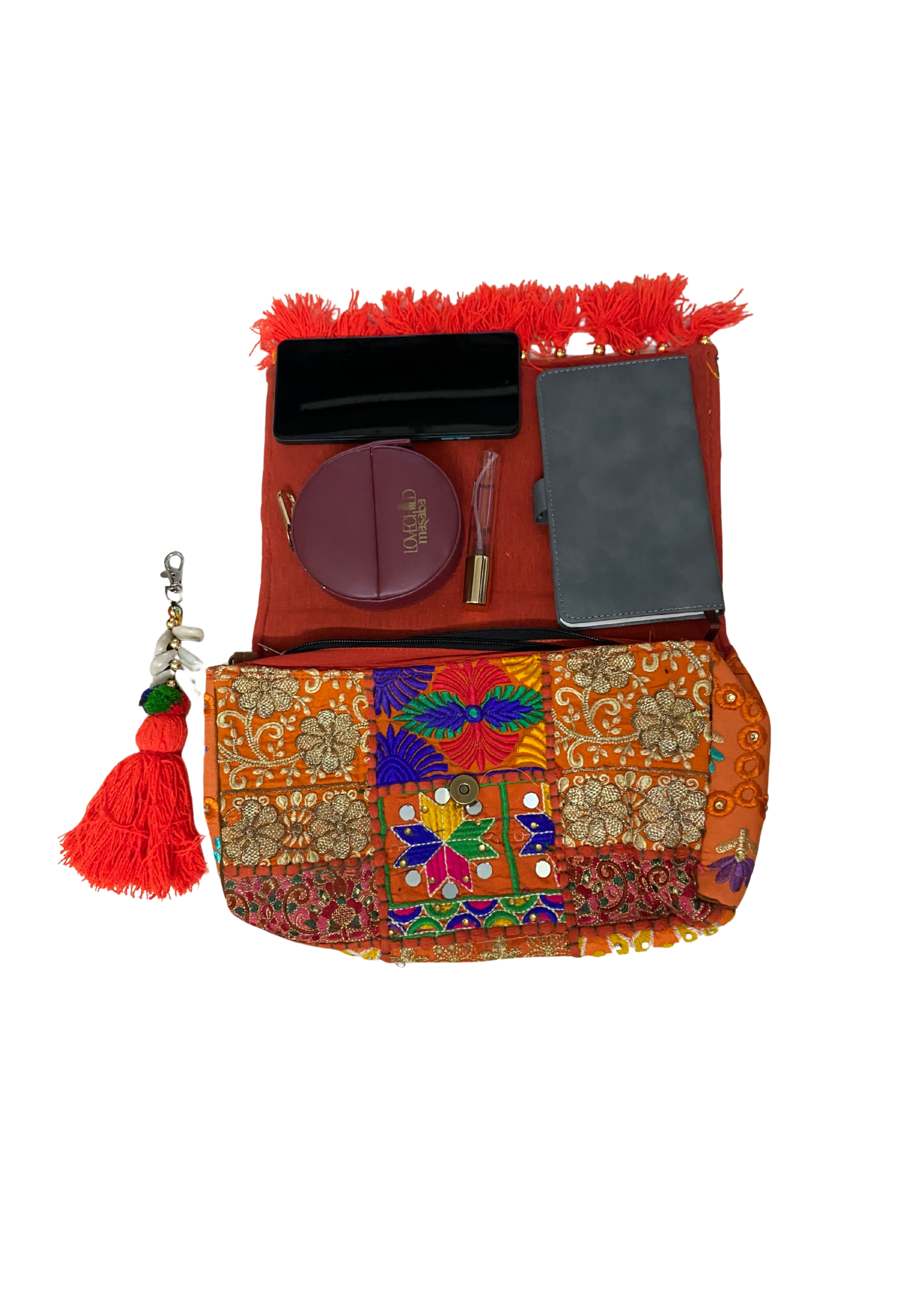 Ruhi R - Tangerine OrangeTassels