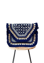Athira - Midnight Blue Fringe - Banjara Bags