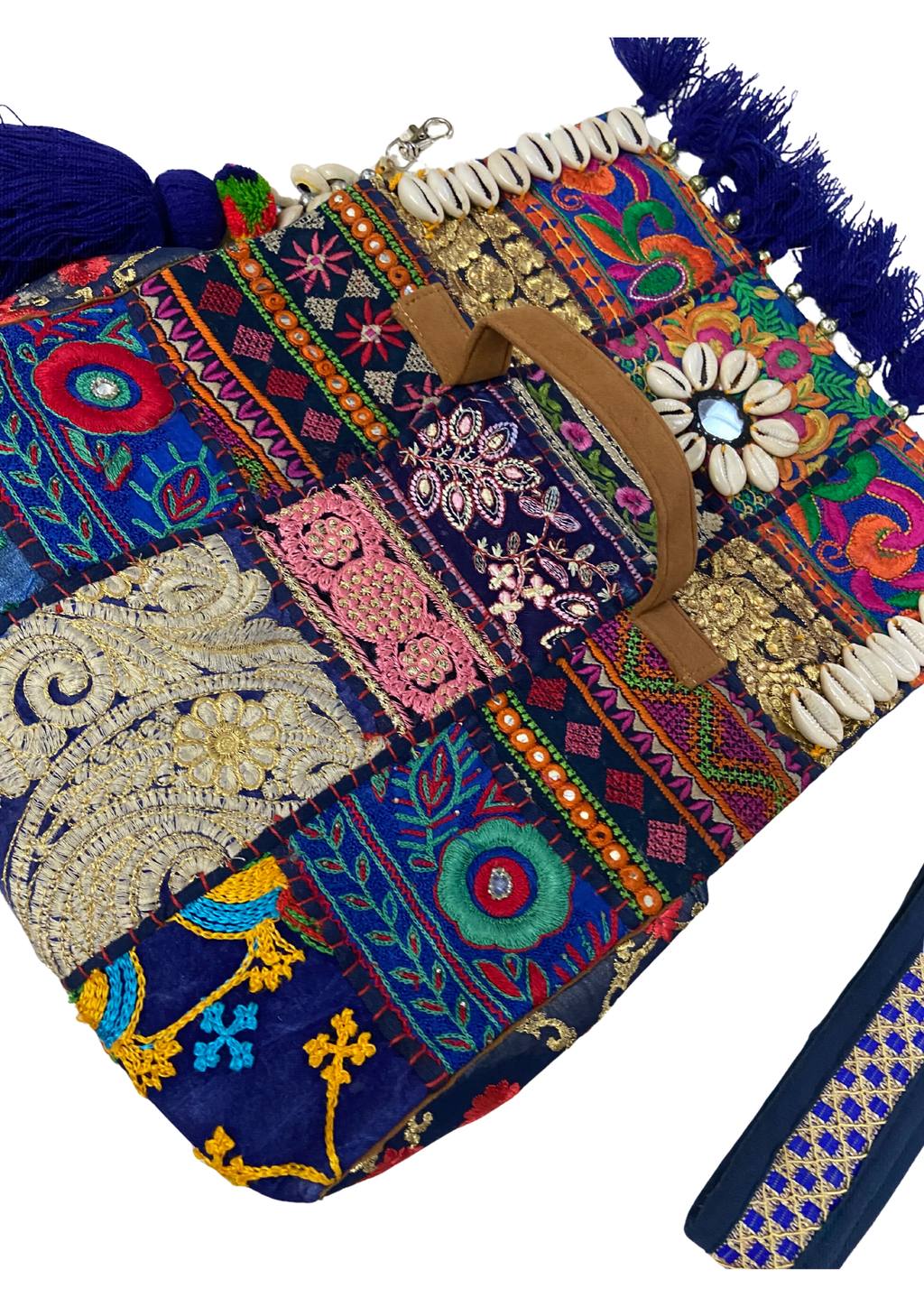 Ruhi R - Prussian Blue Tassels