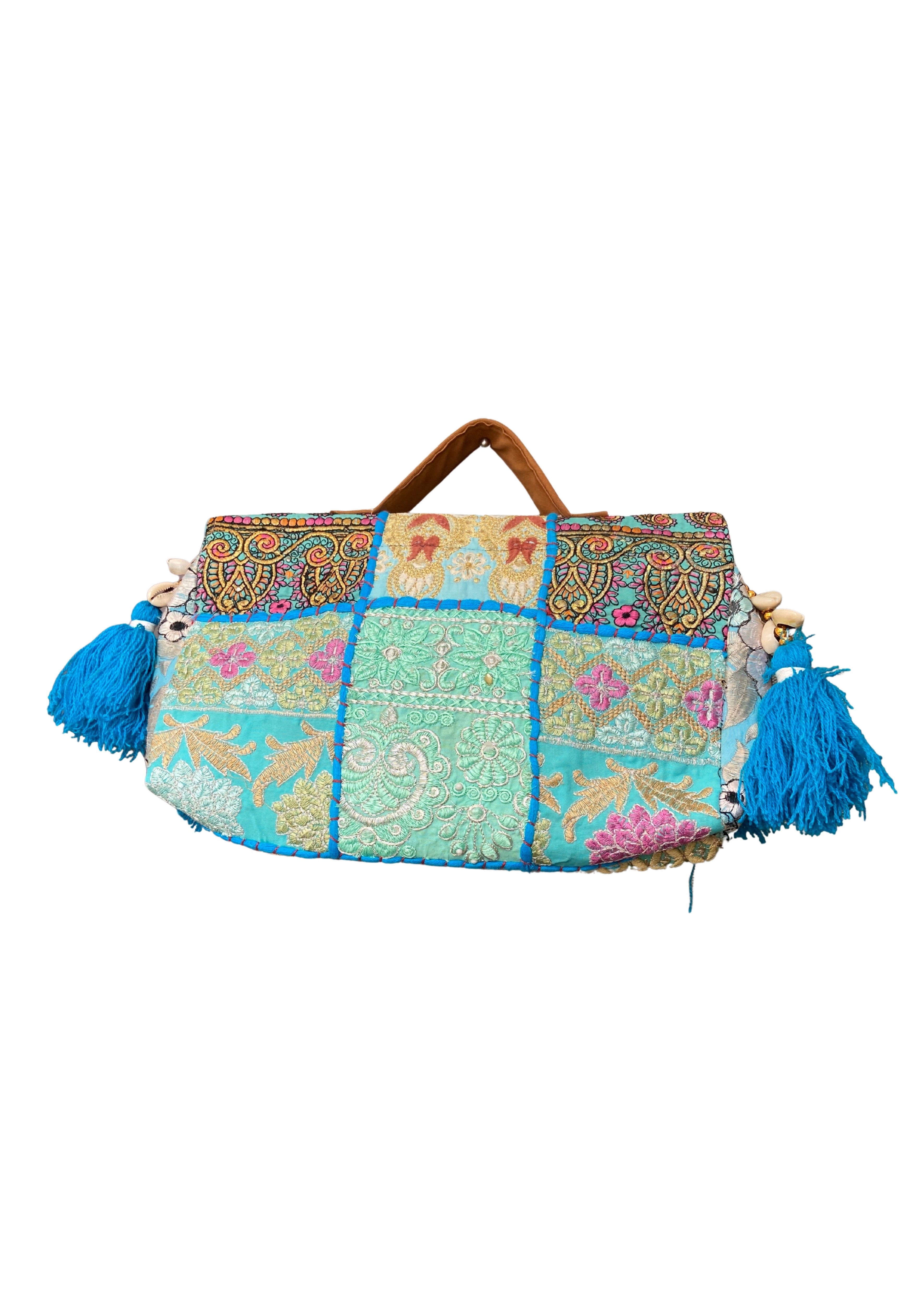 Ruhi - Soulful Elegance in Denim Blue - Banjara Bags