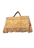 Ruhi - Luxury Handheld in Beige - Banjara Bags