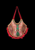Mithra - Tangerine Tassles - Banjara Bags