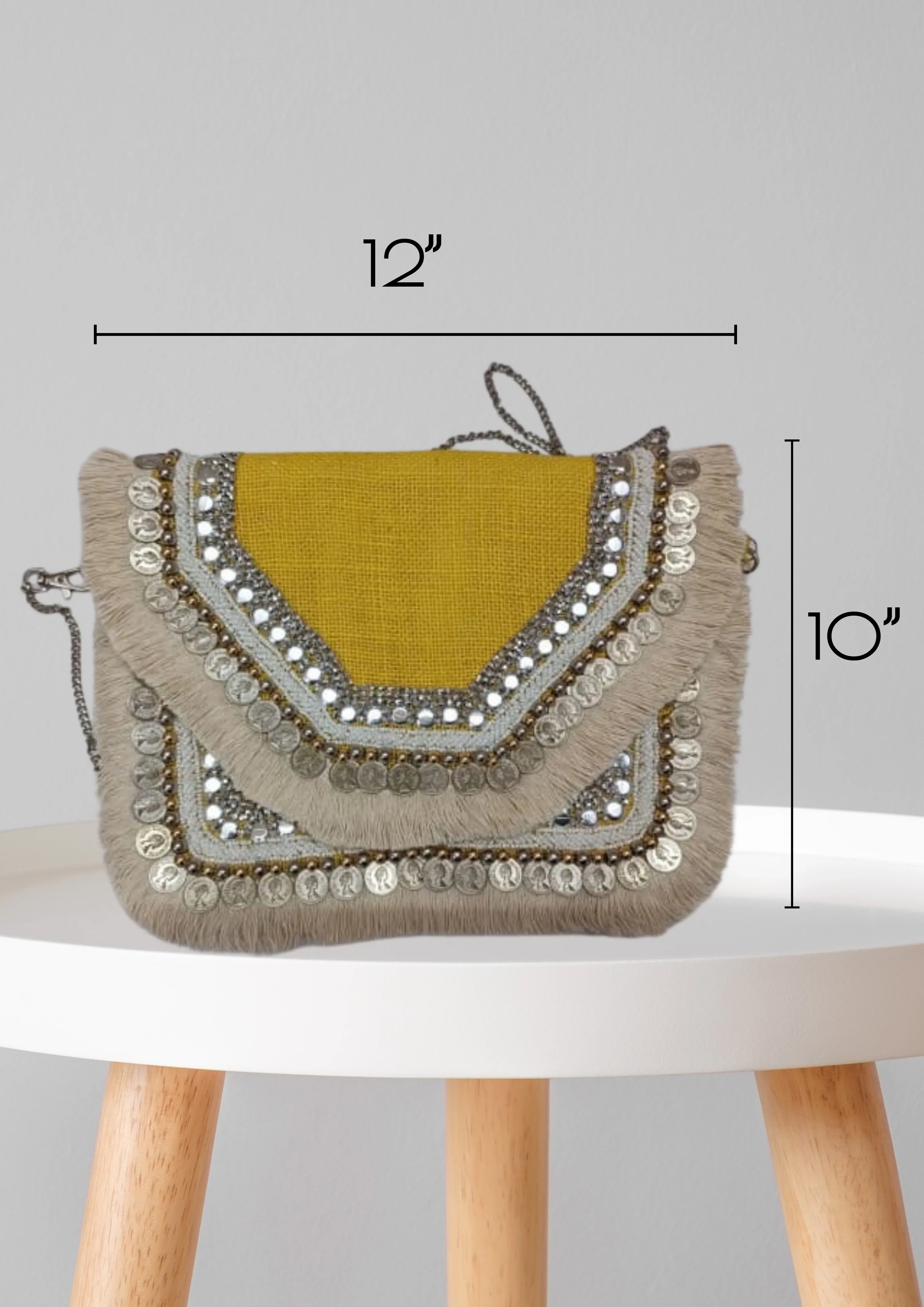 Athira - Yellow Ochre - Banjara Bags