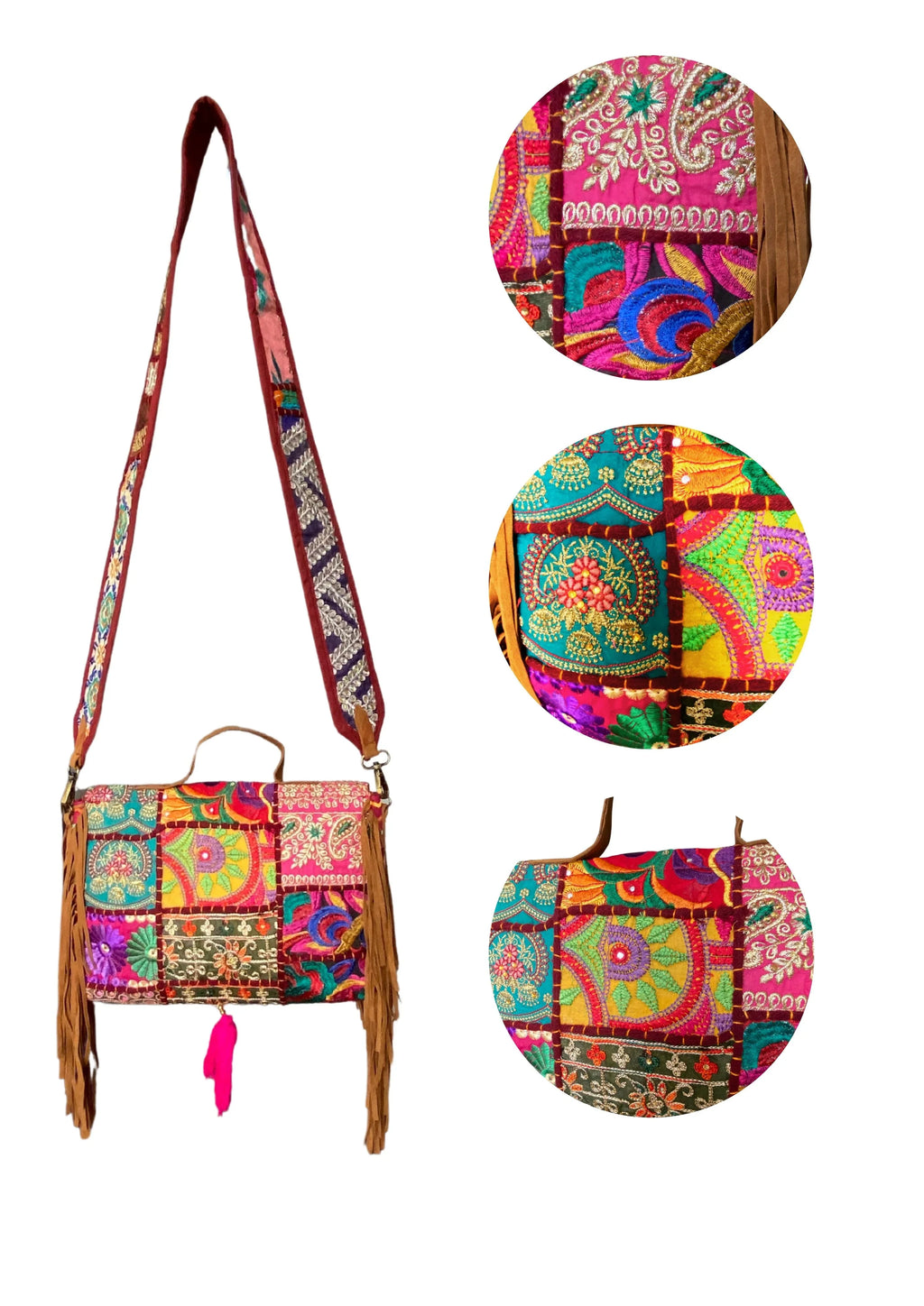 Ruhi Luxe - Soulful Elegance in Earthy Brown - Banjara Bags