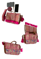 Ruhi - Luxury Handheld in Rani Pink - Banjara Bags