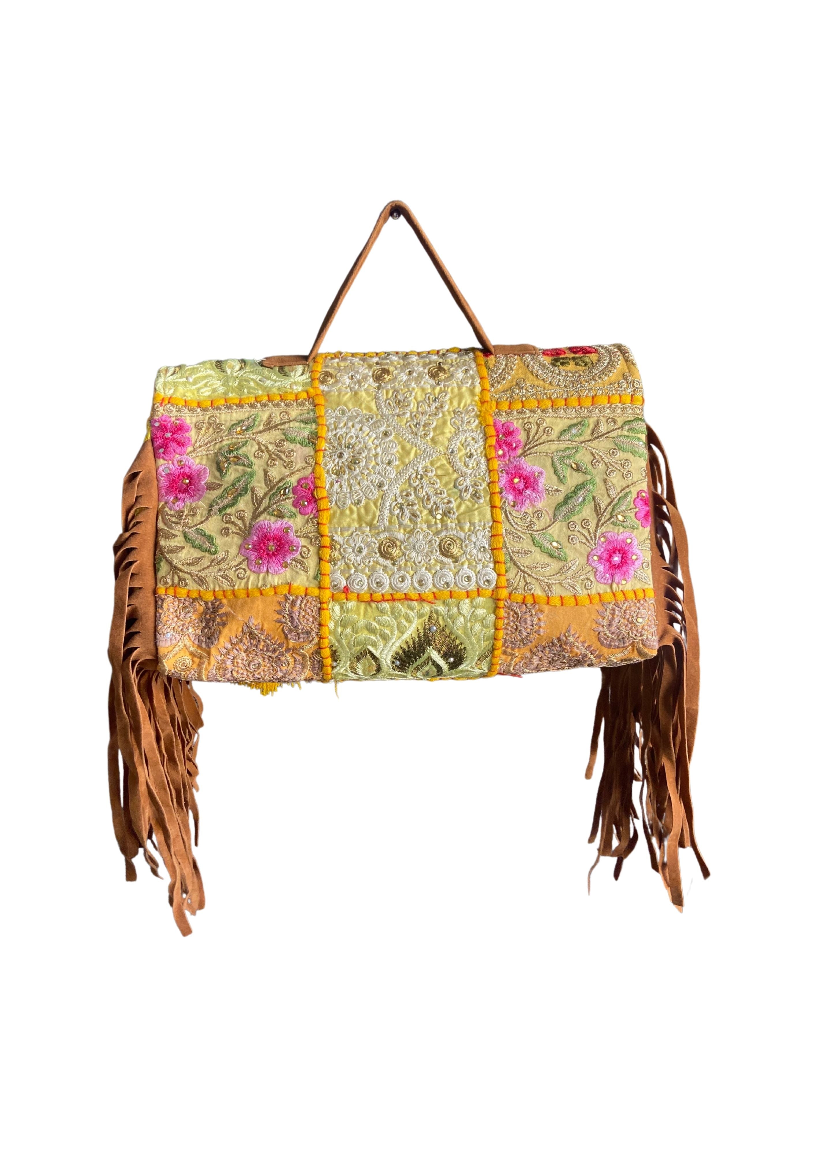 Ruhi - Soulful Elegance in Sunflower Yellow - Banjara Bags