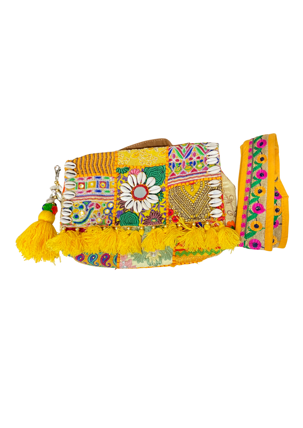 Ruhi R - Turmeric Yellow Tassels