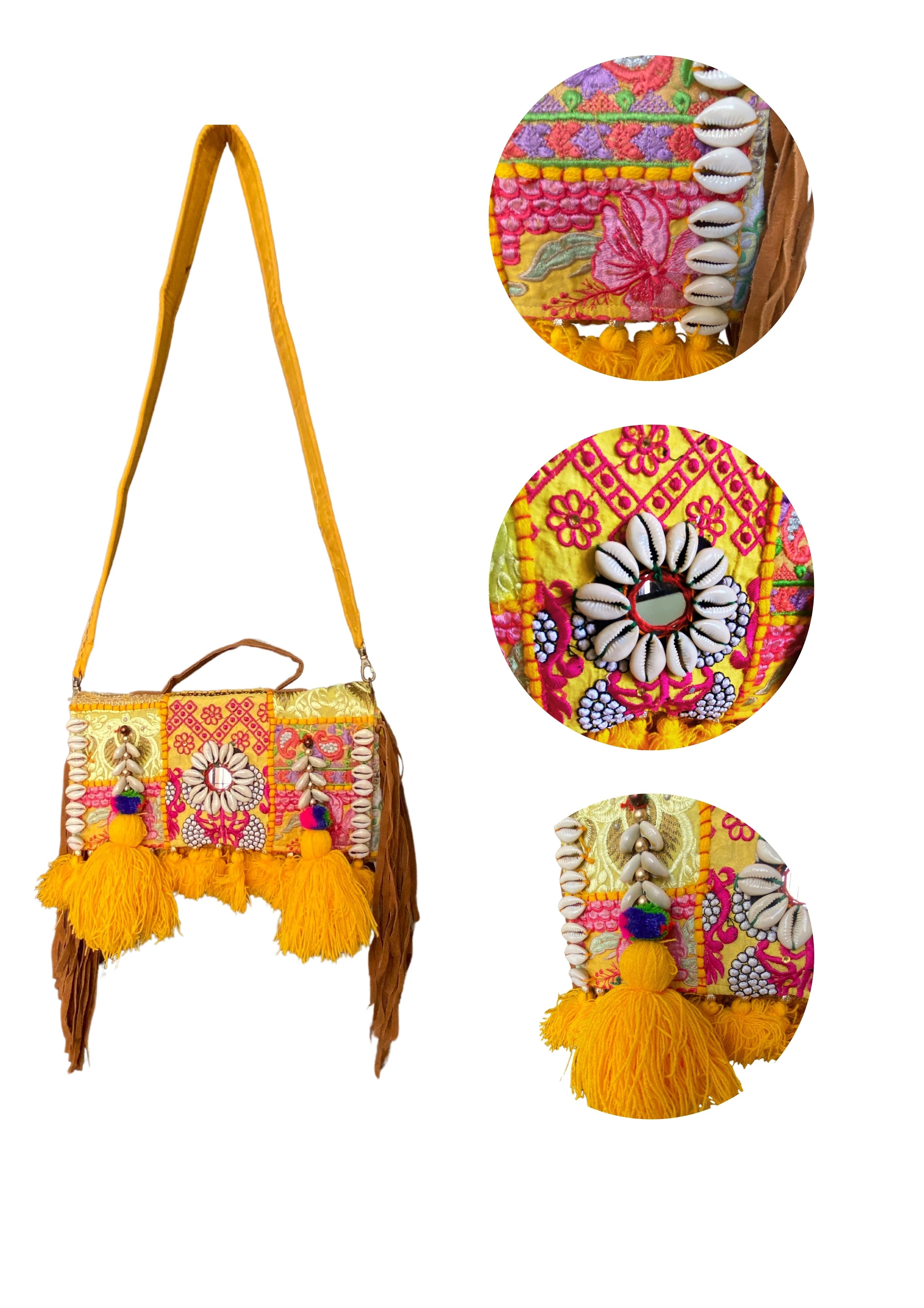 Ruhi - Soulful Elegance in Sunflower Yellow - Banjara Bags