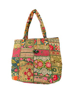 Manya - Emerald Green and Gold - Banjara Bags