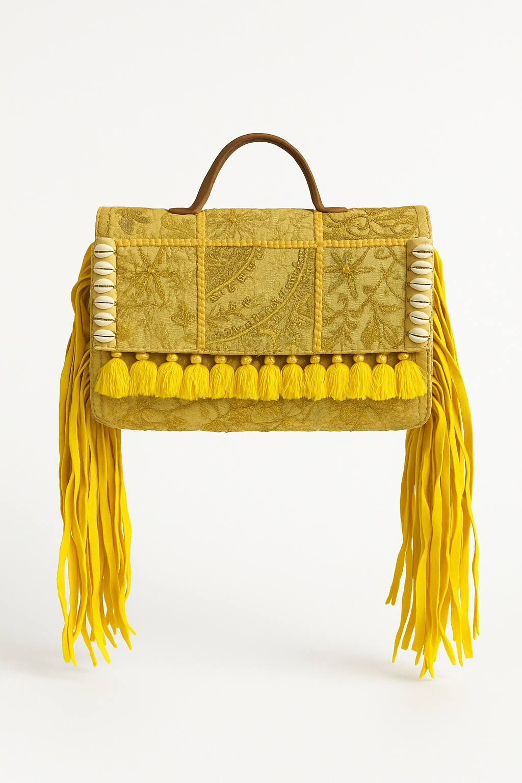 Ruhi - Soulful Elegance in Sunshine Yellow - Banjara Bags