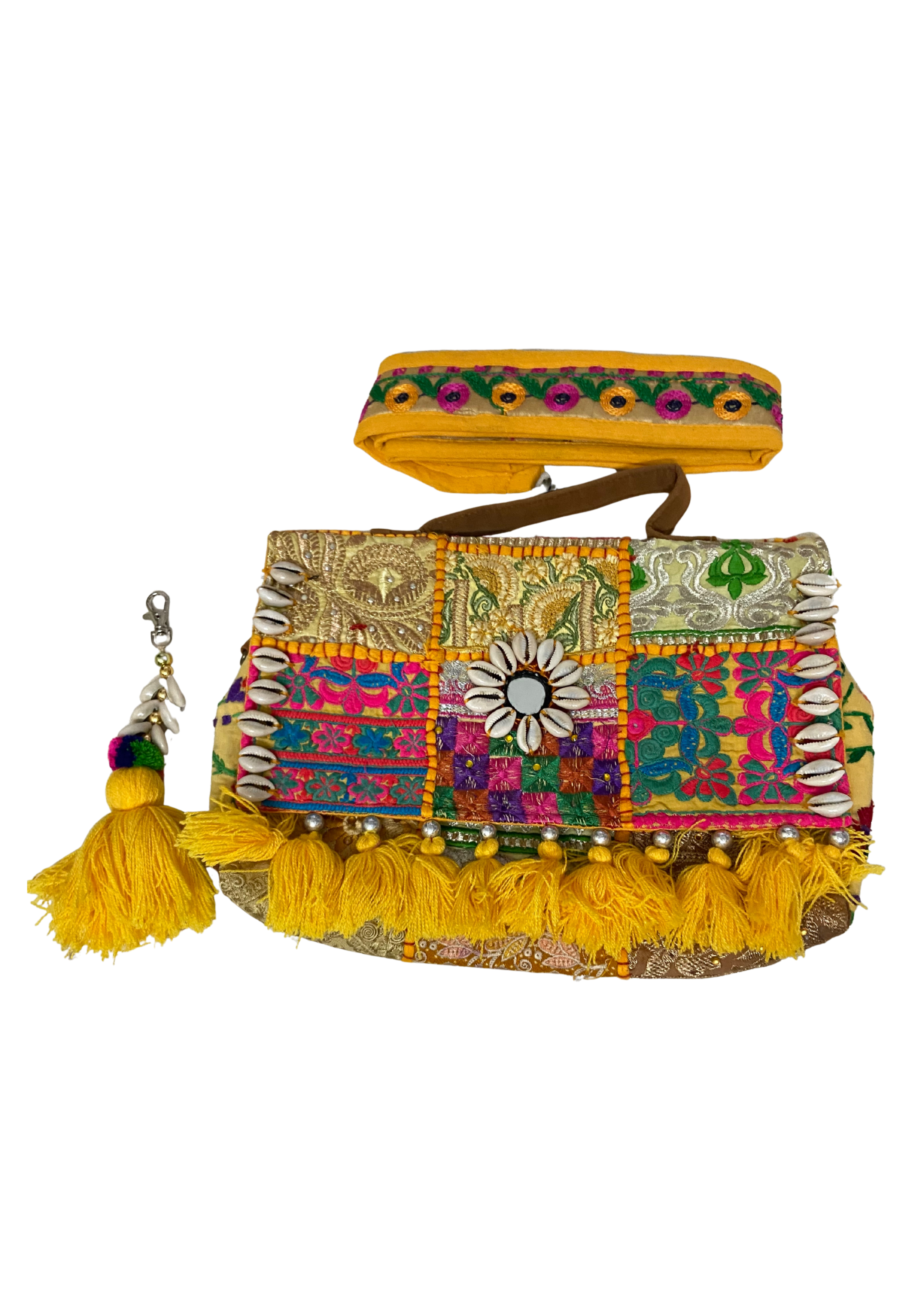 Ruhi R - Turmeric Yellow Tassels