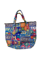 Manya - Royal Blue and Gold - Banjara Bags