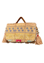 Ruhi - Luxury Handheld in Beige - Banjara Bags