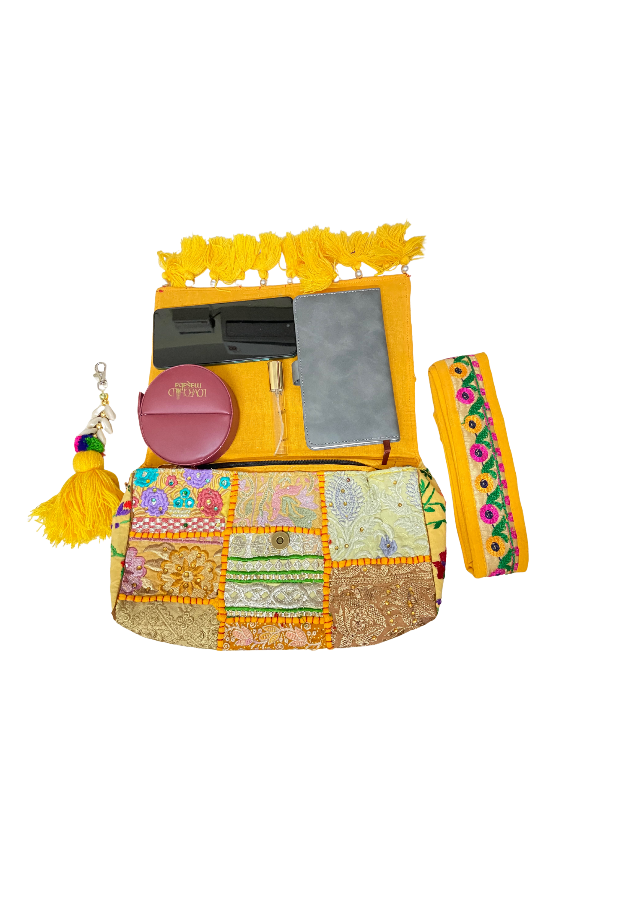 Ruhi R - Turmeric Yellow Tassels